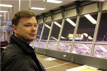 Michael at the 2012 Super 6 in Jordan-Hare Stadium